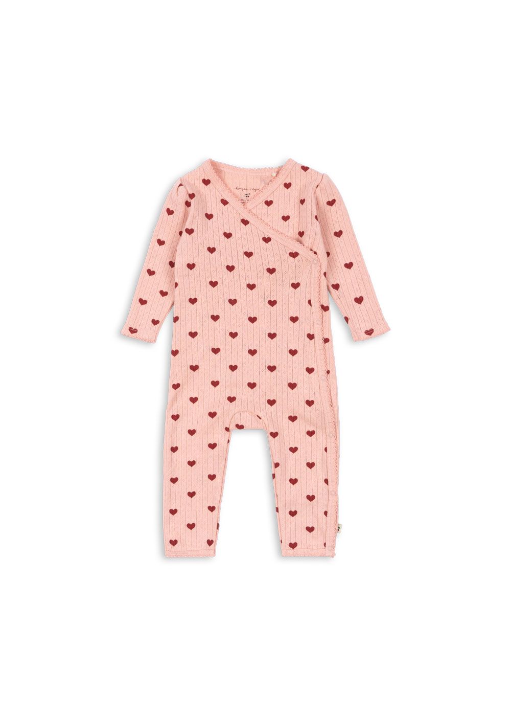 Minnie Newborn Onesie GOTS Amour Rouge