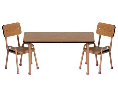 Table and Chair Set, Mouse - Dark Powder