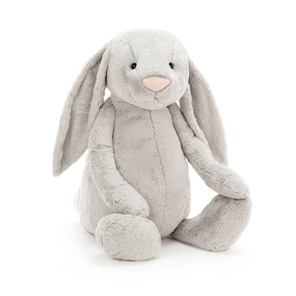 Bashful Silver/Grey Bunny Giant