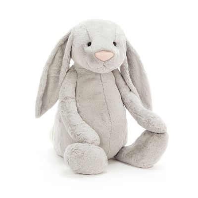 Bashful Silver/Grey Bunny Giant