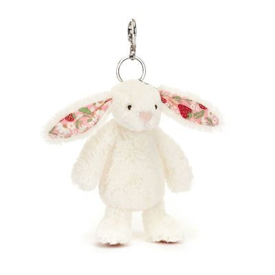 Blossom Cream Bunny &#39;Berry&#39; Bag Charm