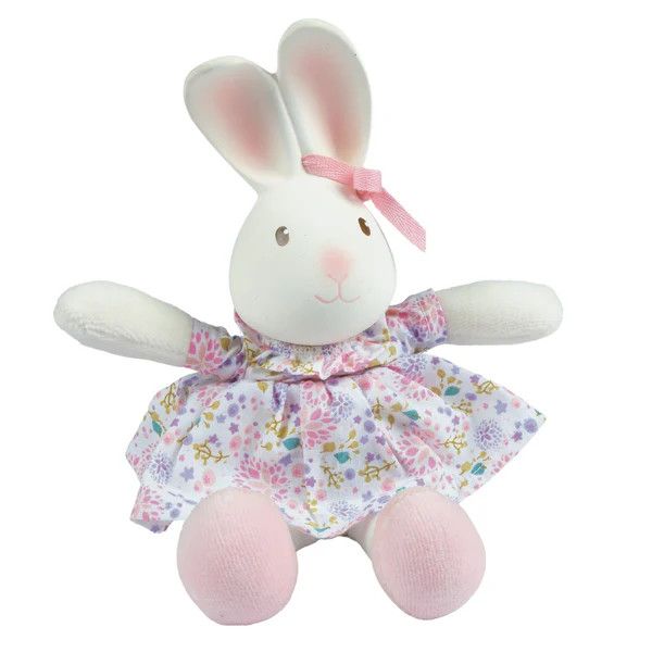 Havah the Bunny Mini Organic Rubber Head Plush Toy