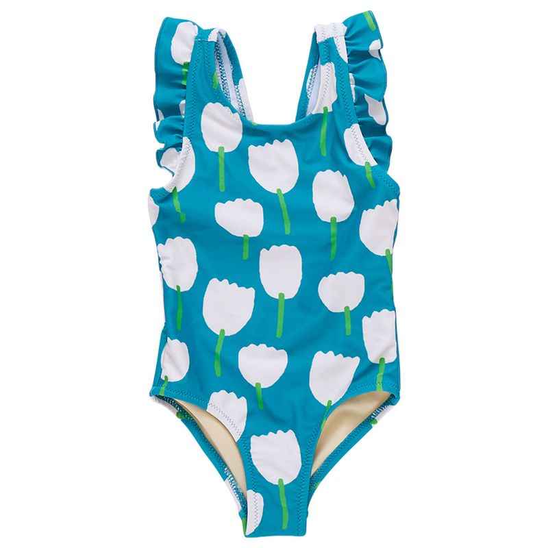 Liv Bow Suit White Tulips