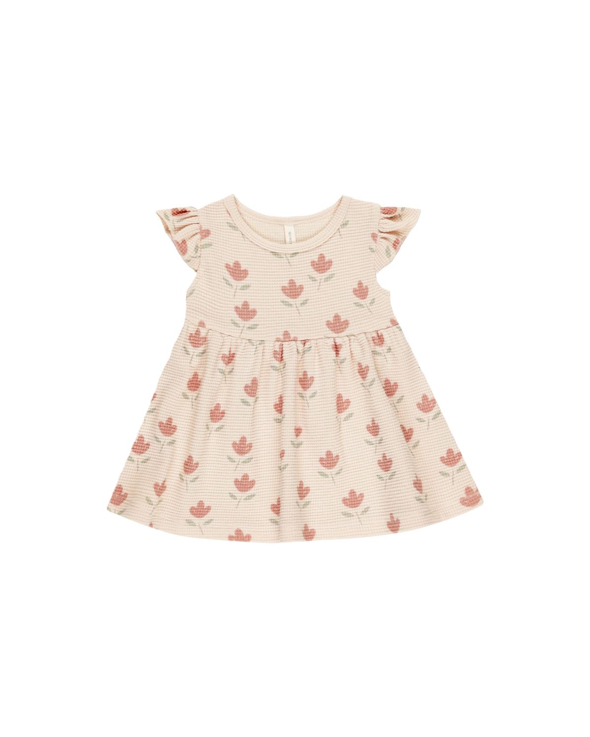 Flutter Sleeve Dress Tulips