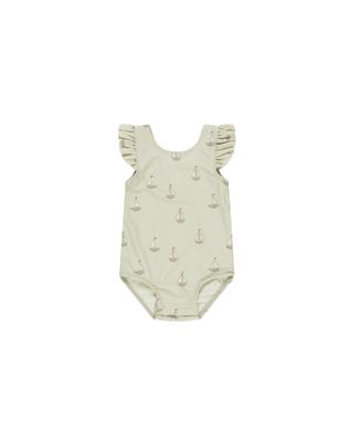 Scoop Back One-Piece Sailboats