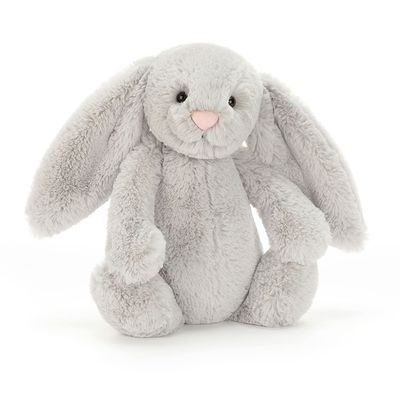 Bashful Silver/Grey Bunny Medium