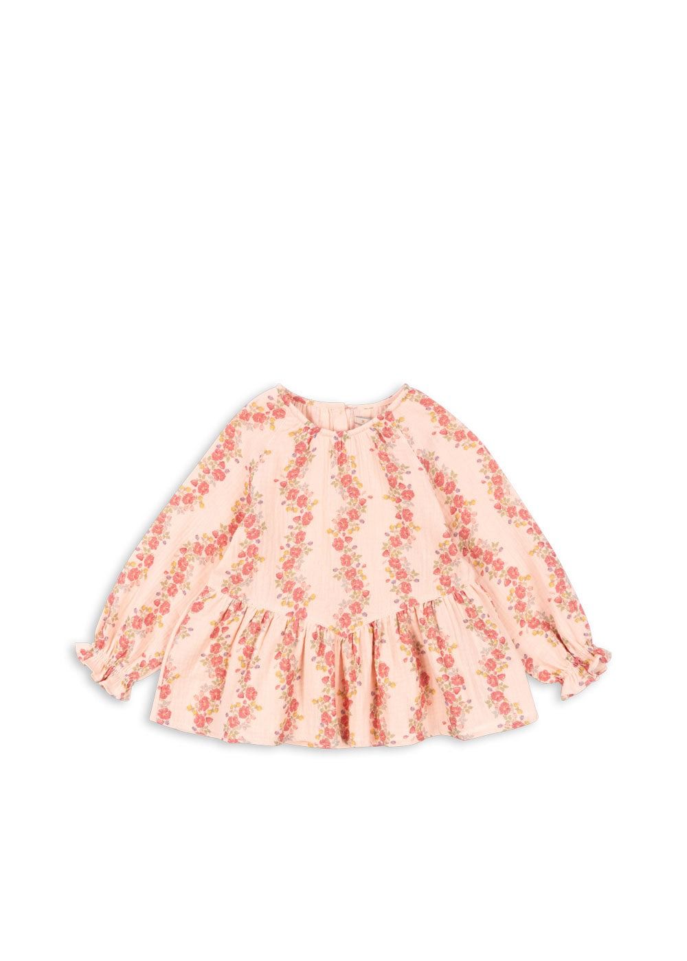 Coco Blouse Floria Pink GOTS