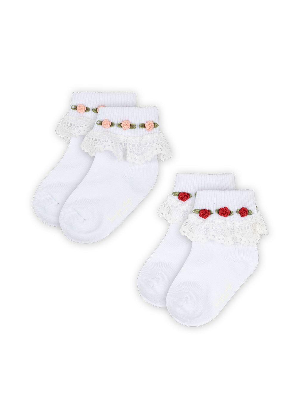 Lace Socks 2-Pack