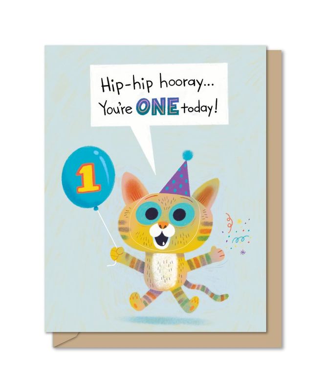 Kitty&#39;s One Birthday Card