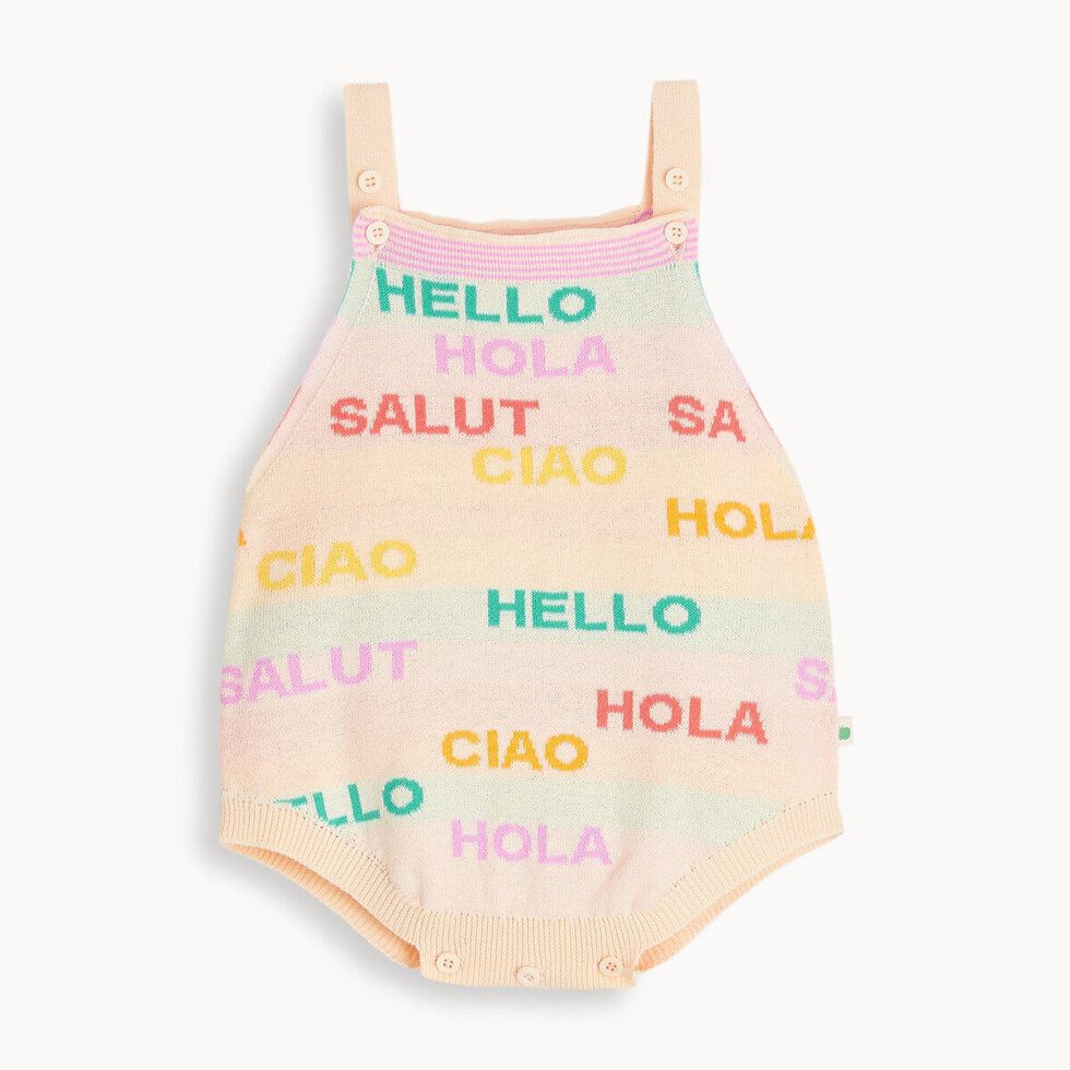 Positano Hello Romper Rainbow