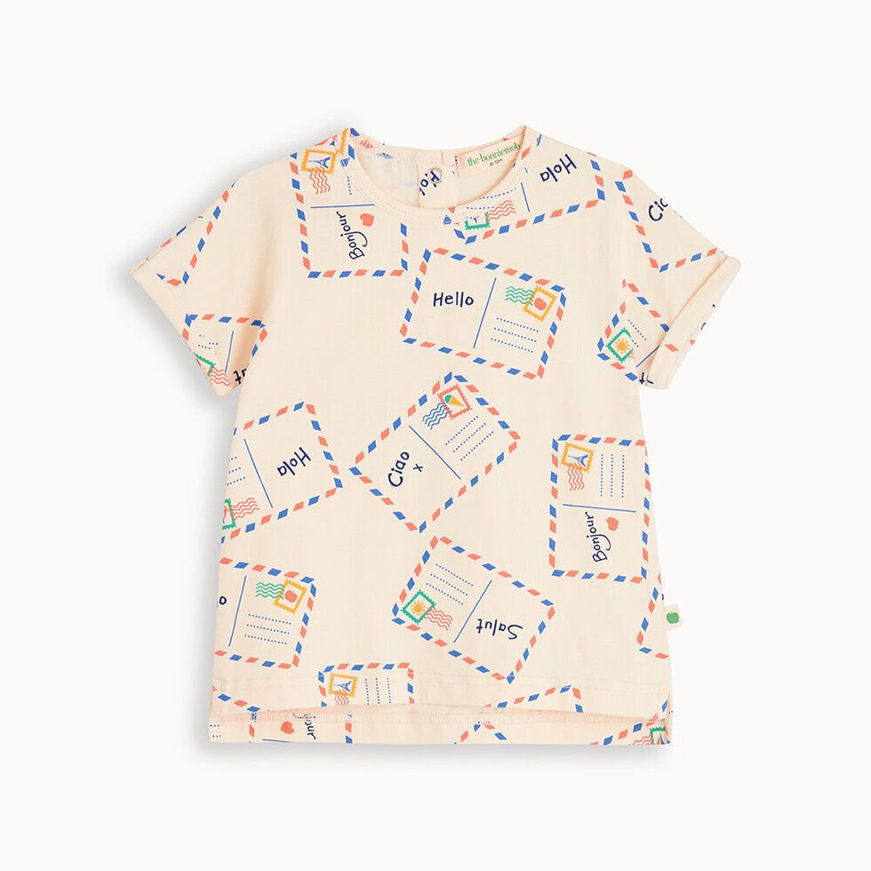 Santorini T Shirt Postcard