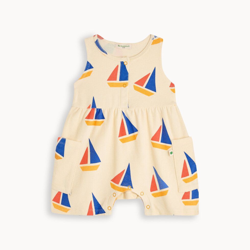 Tito Shorty Playsuit Multicolor Sailboats