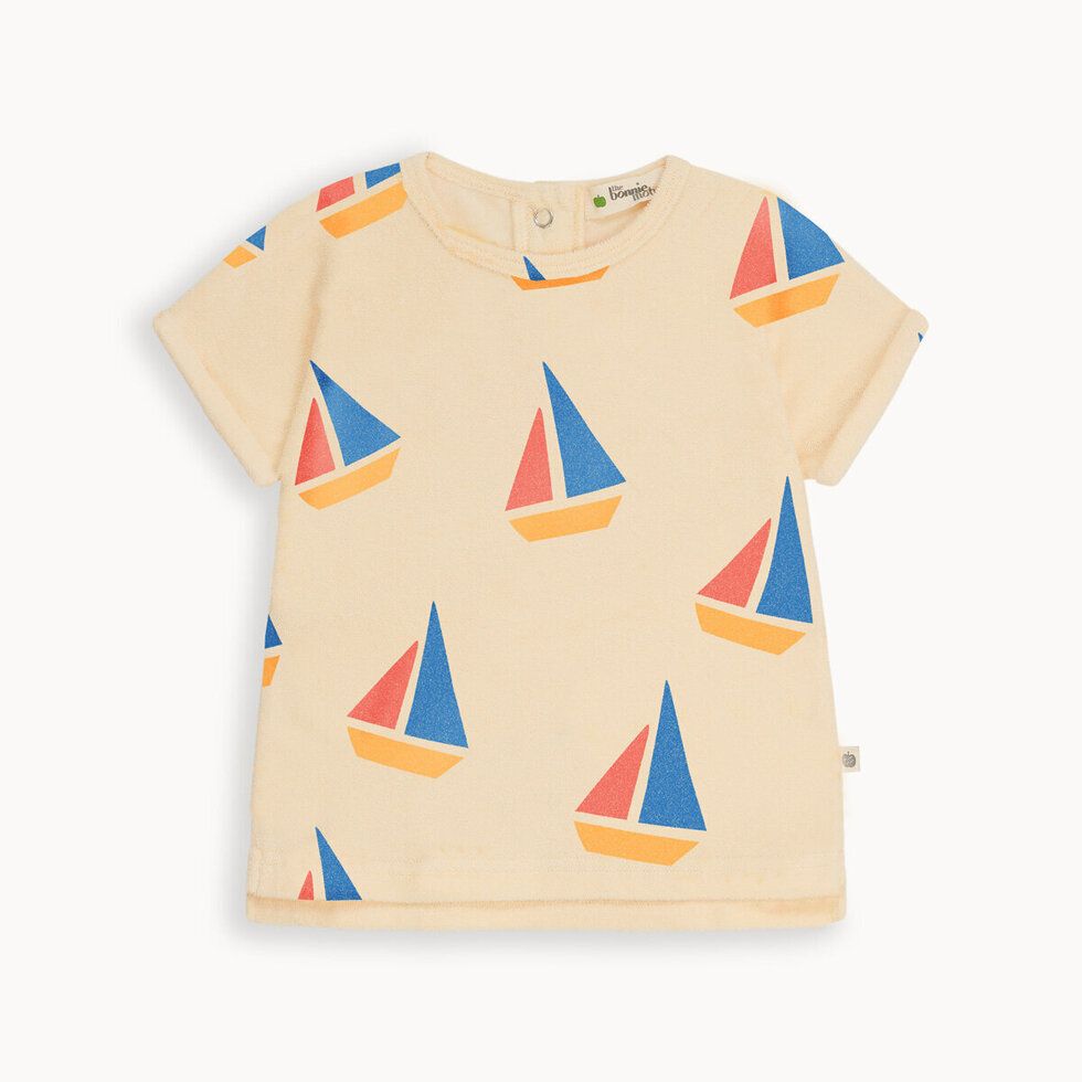 Topper Baby T Shirt Multi Color Sailboats