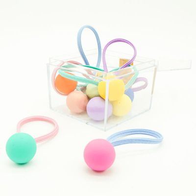 Matte Round Hair Elastic 10pc Box Set