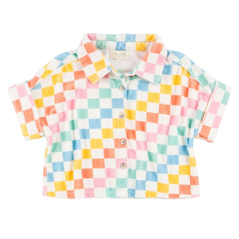 Drew Boxy Button Down Starburst