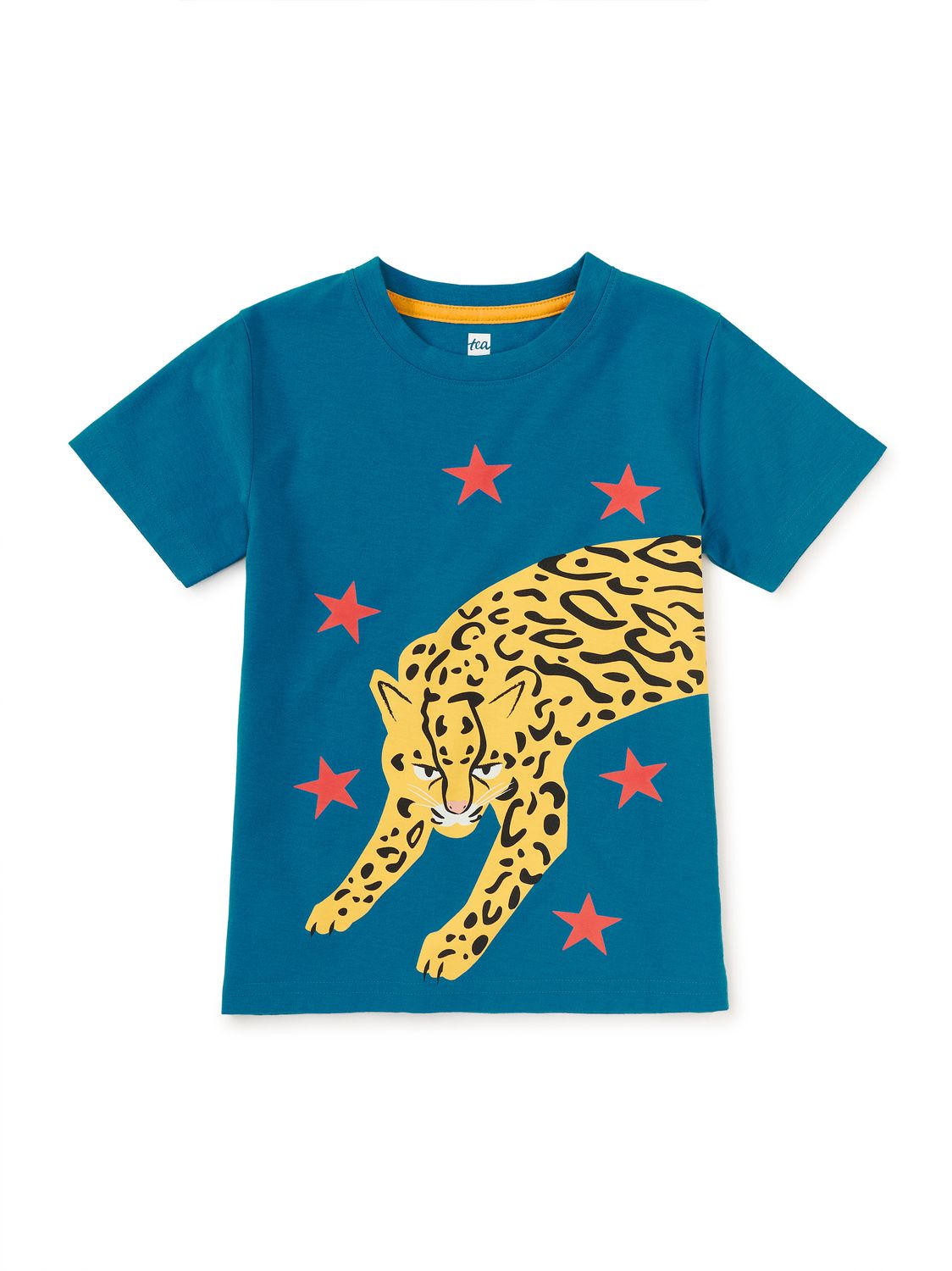 Ocelot Pounce Graphic Tee Aruba
