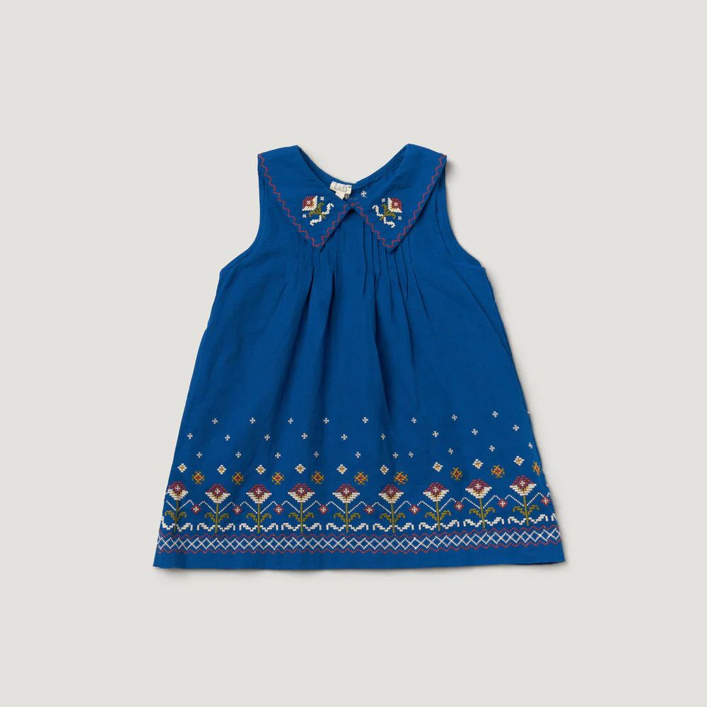 Sofia Shift Dress Agean Blue