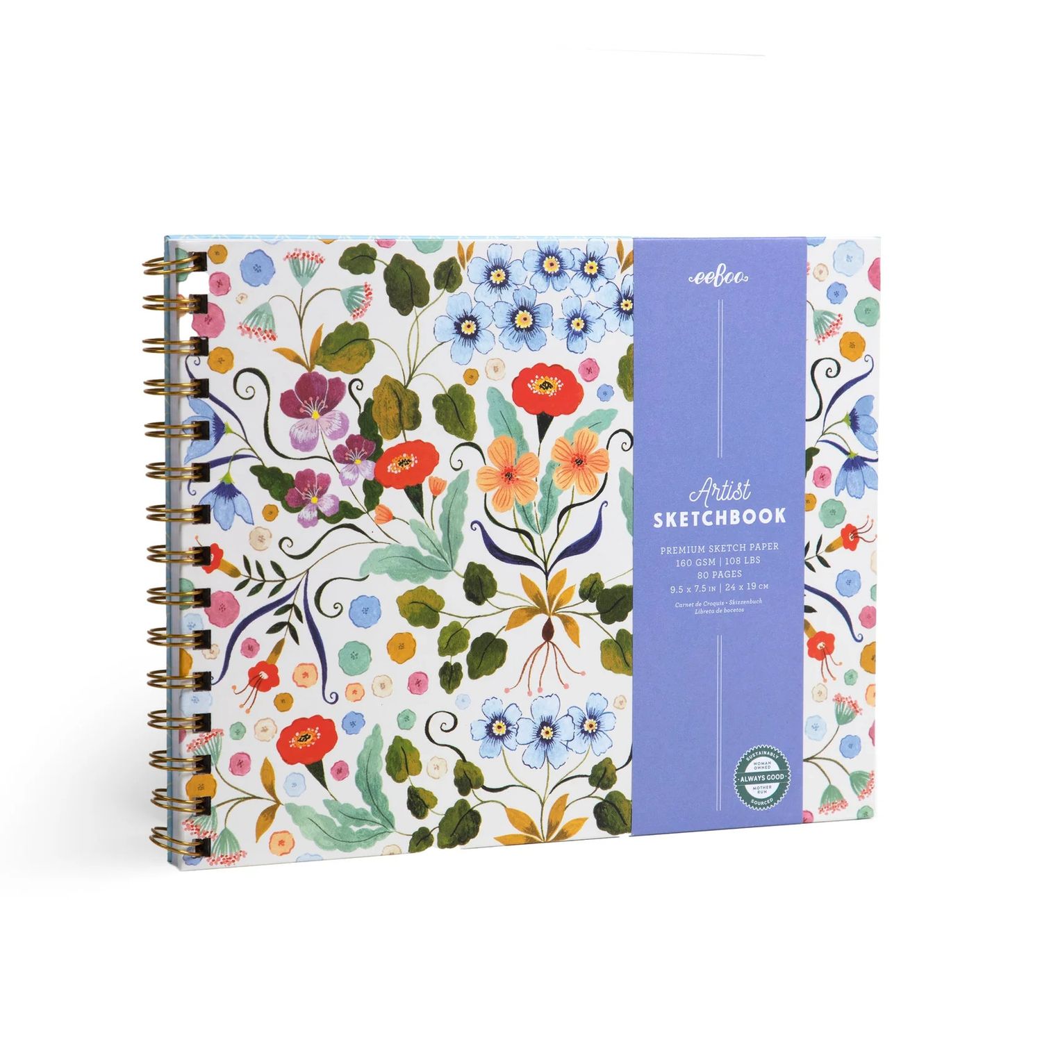 Flora&#39;s Hardcover Artist Sketchbook
