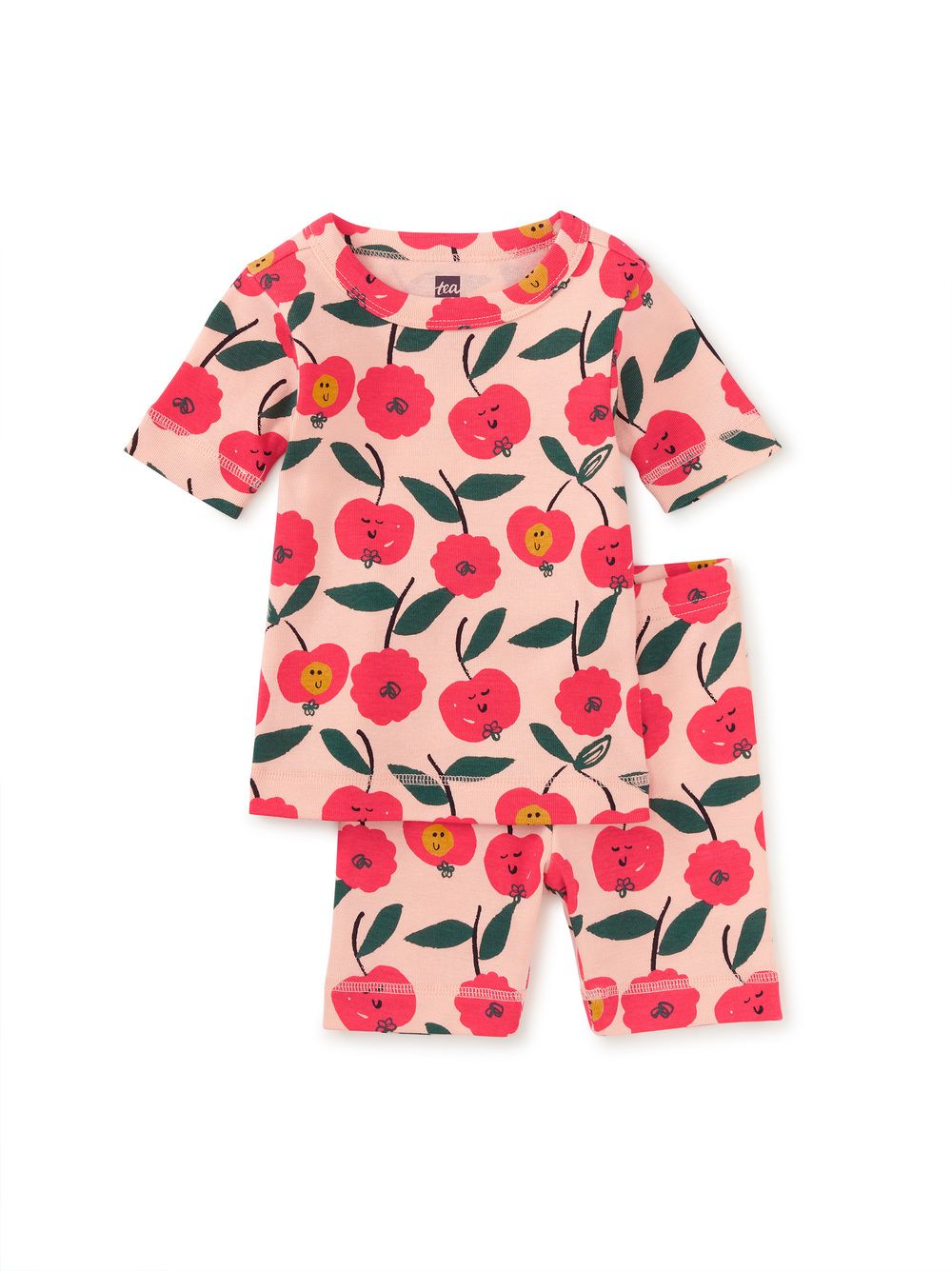 In Your Dreams Baby Pajama Set Brazilian Cherries