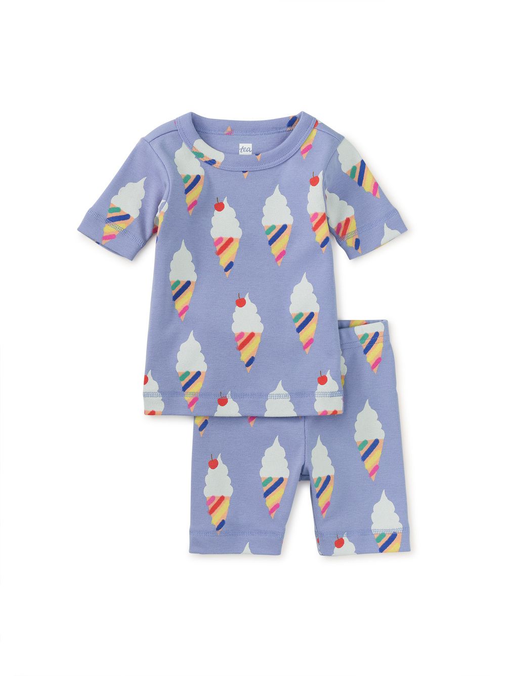 In Your Dreams Baby Pajama Set Rainbow Ice Cream
