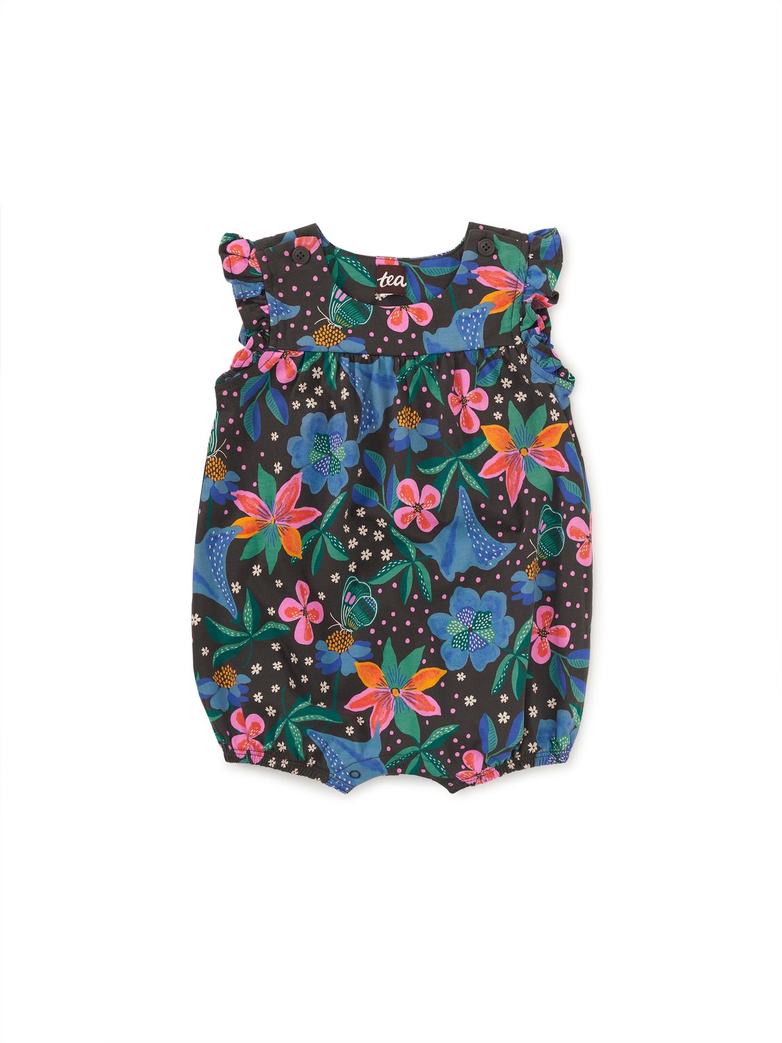 Flutter Baby Romper Brazilian Painted Floral