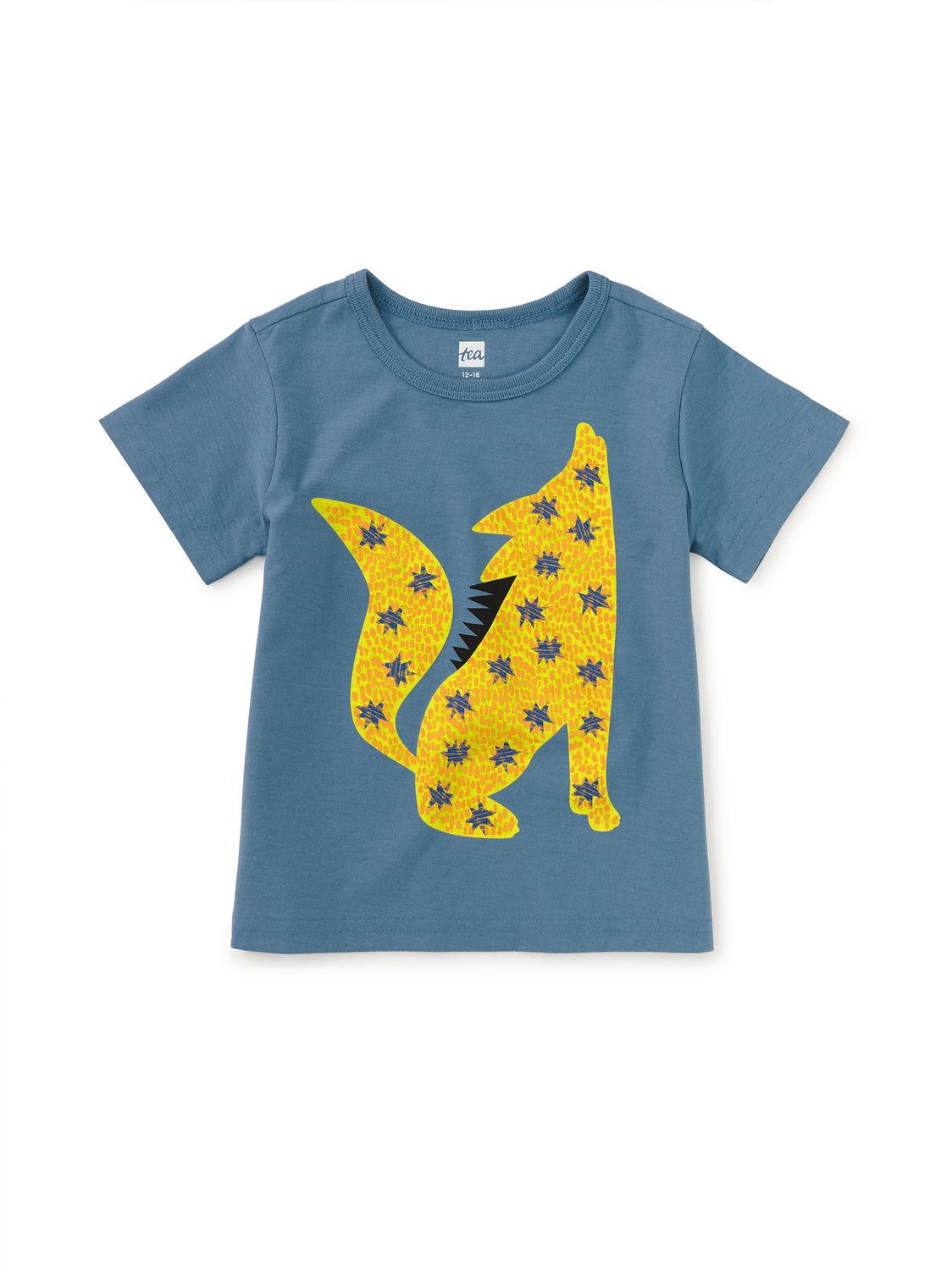 Baby Wolf Graphic Tee Coronet Blue