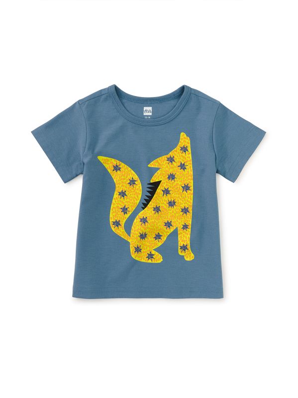 Baby Wolf Graphic Tee Coronet Blue