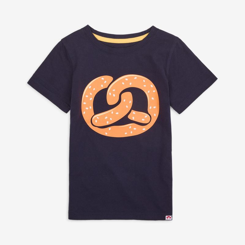 Graphic SS Tee Pretzel Navy Blue