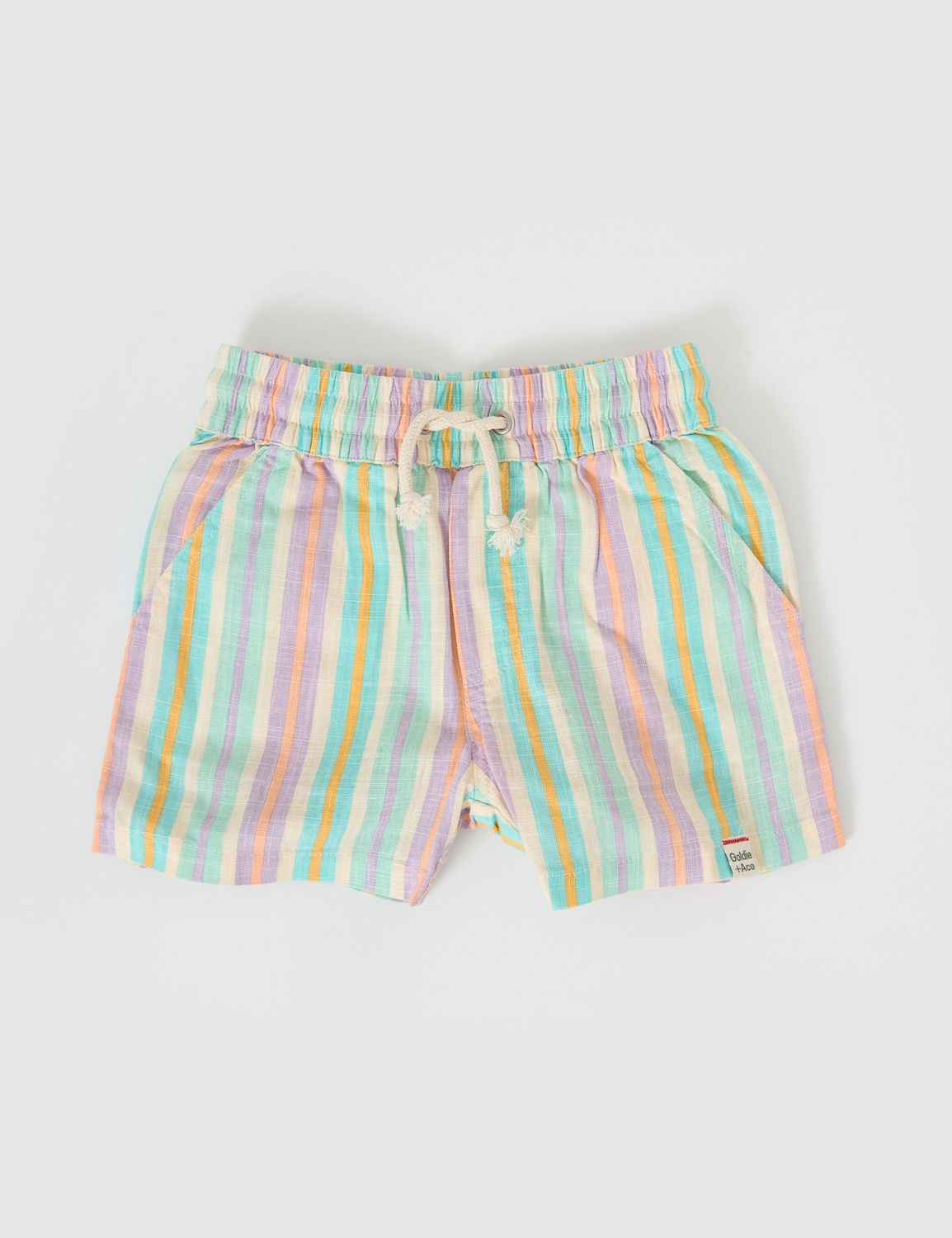 Noah Resort Stripe Linen Shorts