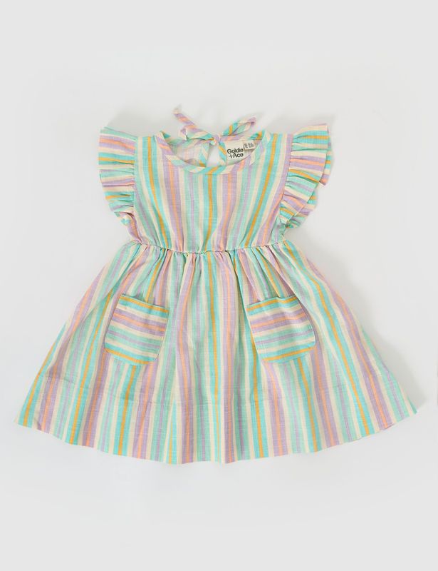 Lyla Resort Stripe Linen Dress