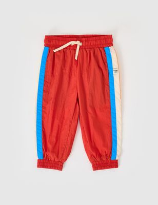 Retro Lightweight Sporty Pants Red