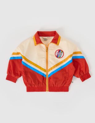 Retro Lightweight Spray Jacket Red