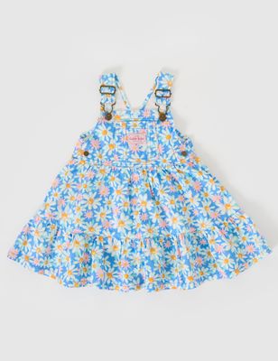 Tully Tiered Pinafore Dress Seaside Daisy