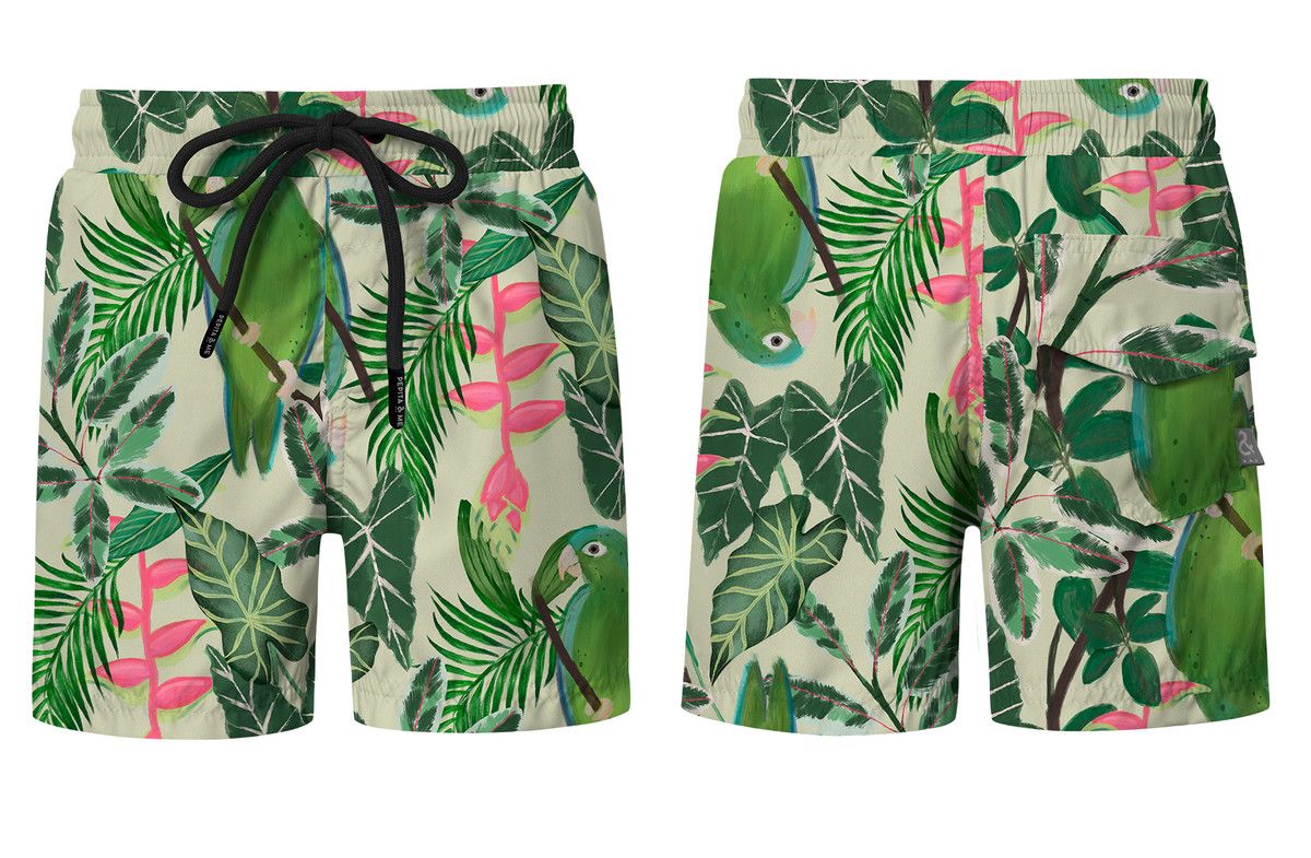 Yeimi Parrot Swim Shorts