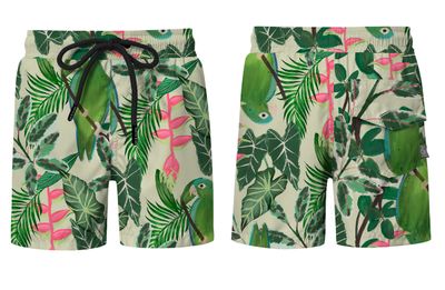 Yeimi Parrot Swim Shorts