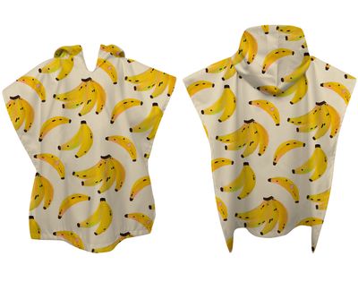 Banano Colombiano Beach Towel Poncho