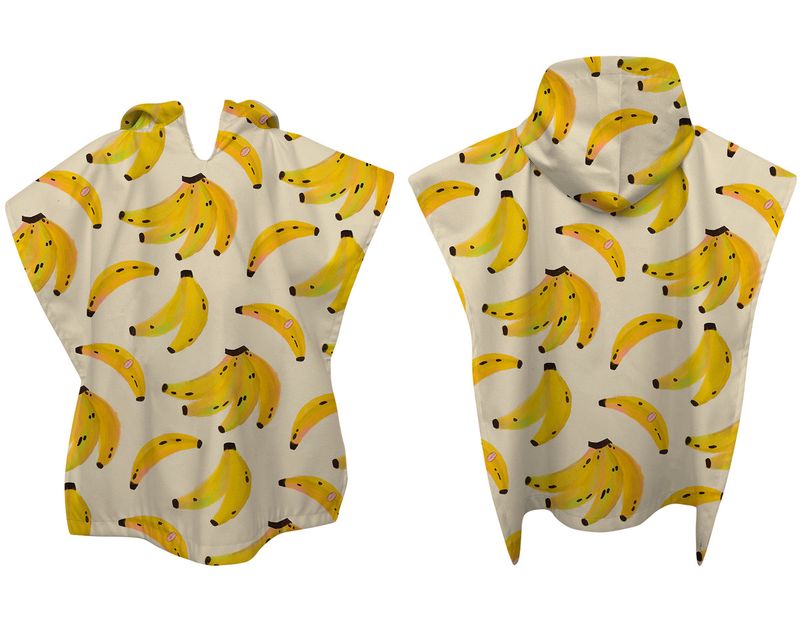Banano Colombiano Beach Towel Poncho