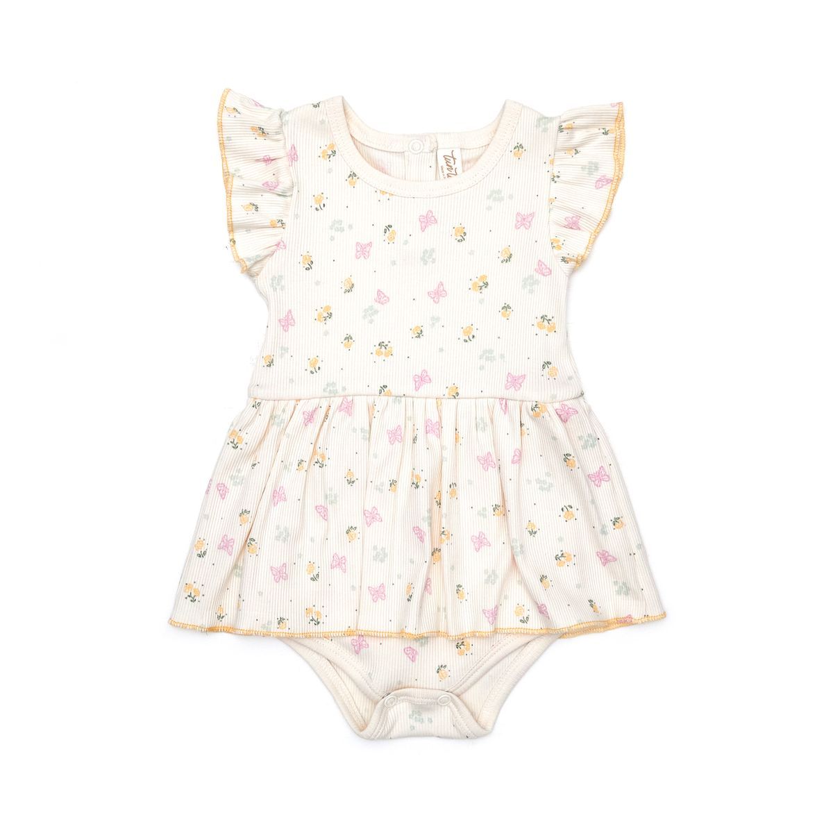 Valeria Romper Natural Butterflies &amp; Flowers