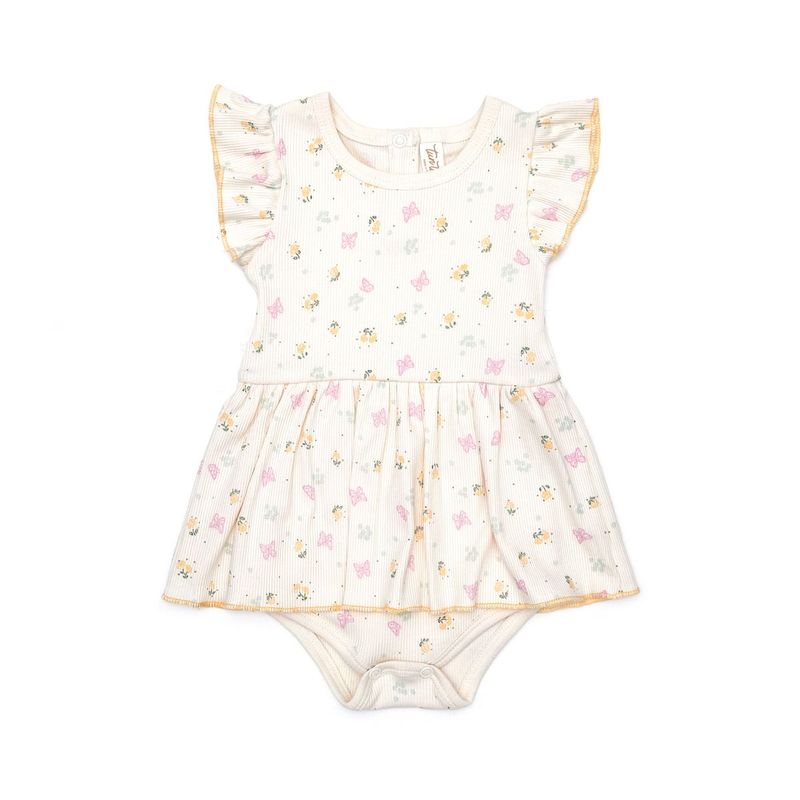 Valeria Romper Natural Butterflies &amp; Flowers