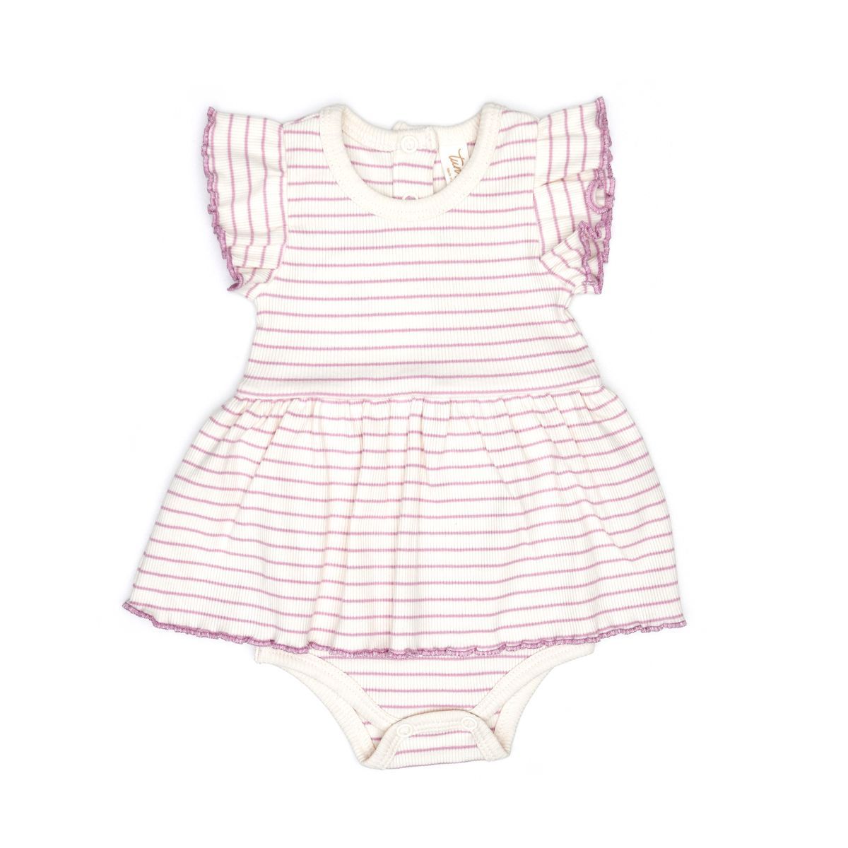 Valeria Romper Fragrant Lilac Stripes