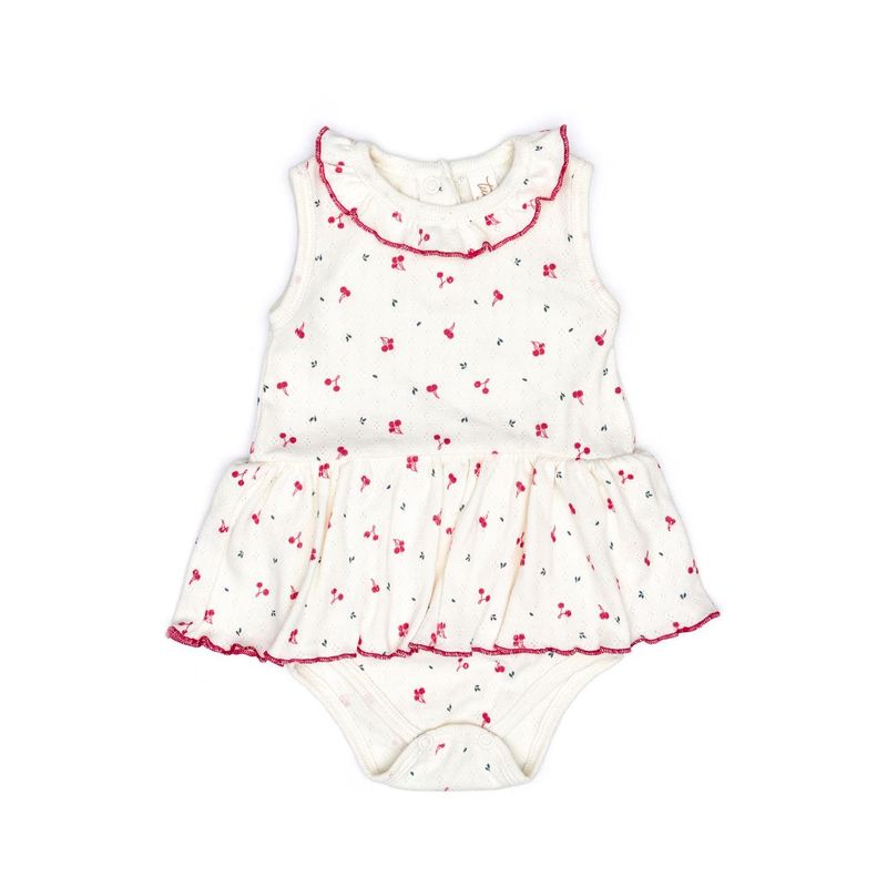 Rafa Romper Natural Little Cherries