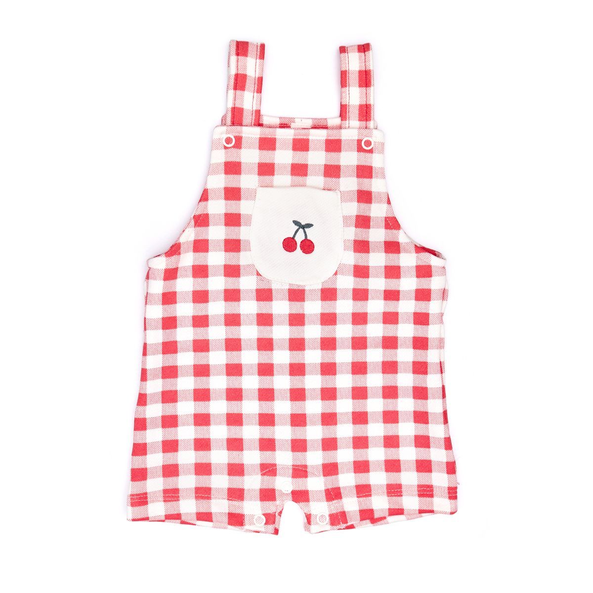 Terry Overall Strawberry Tartan