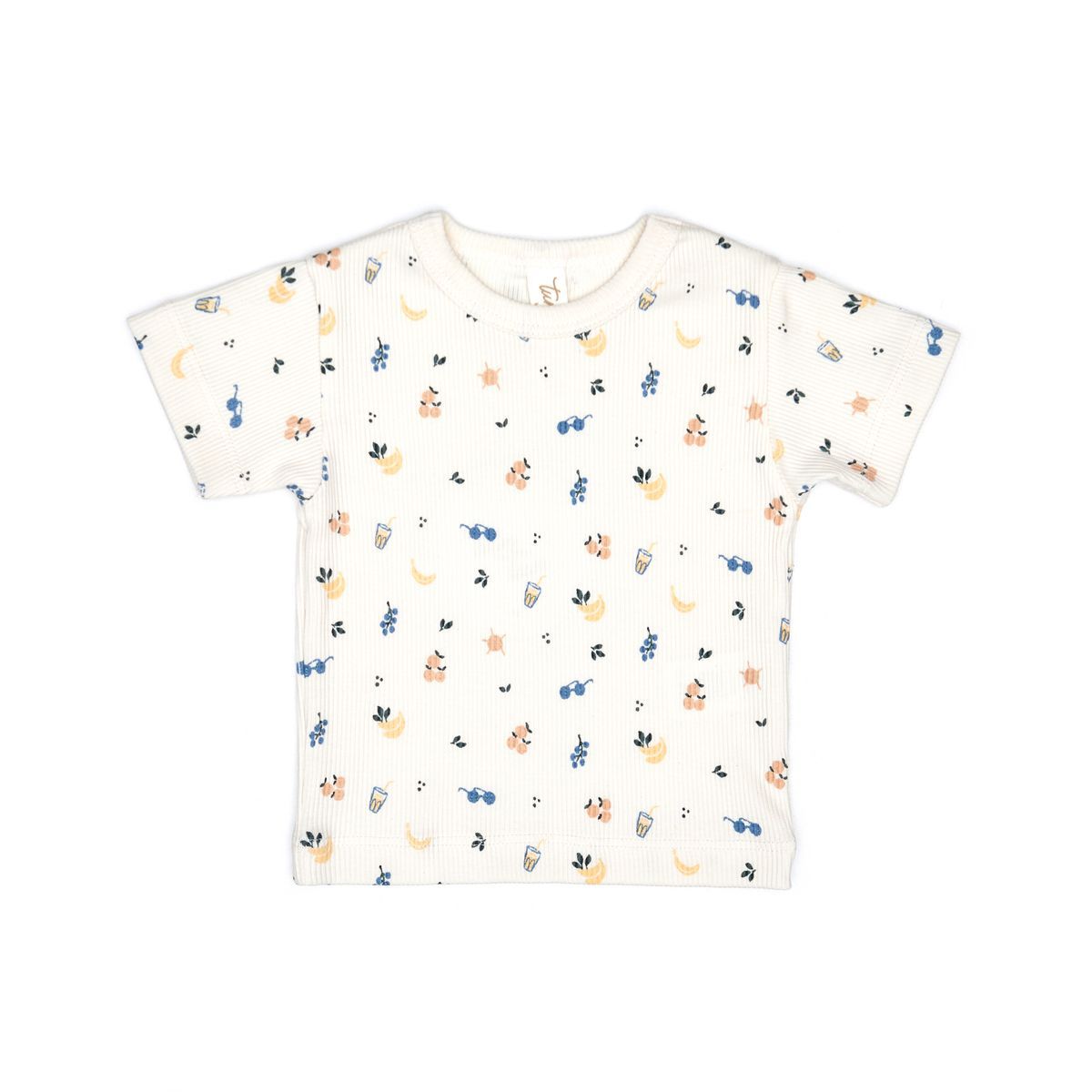 Short Sleeve Top Natural Picnic