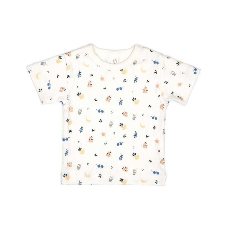 Short Sleeve Top Natural Picnic