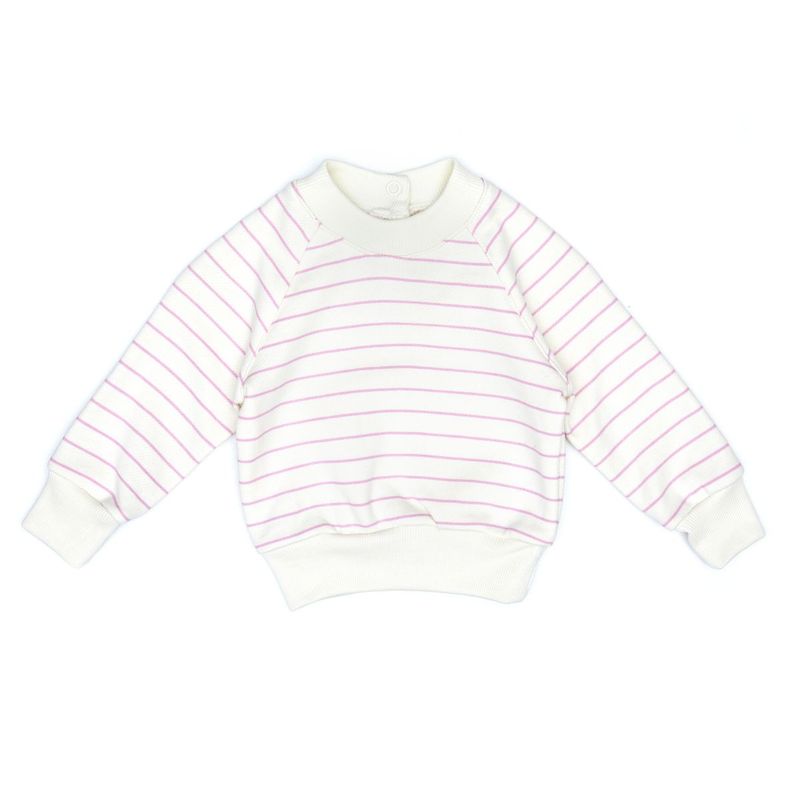 Aspen Pullover Fragrant Lilac Stripes