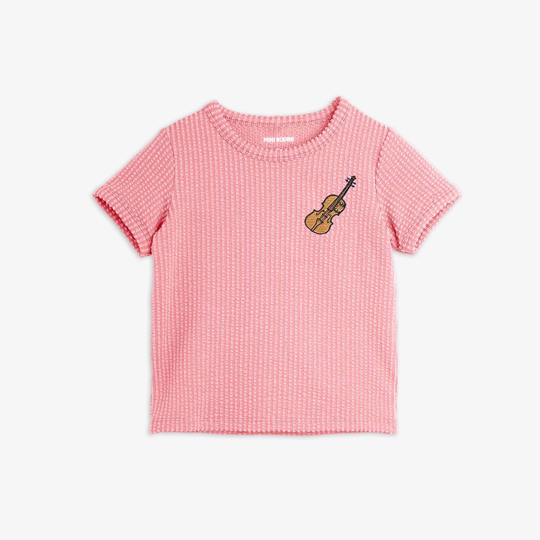 Violin Embroidered SS  Tee 