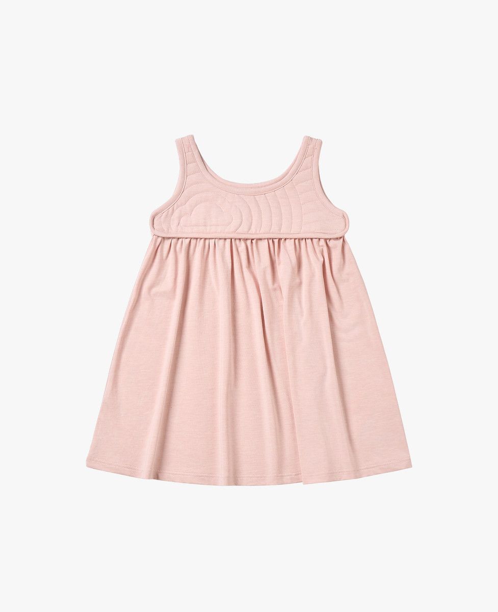  Quilted Dress Rose Smoke