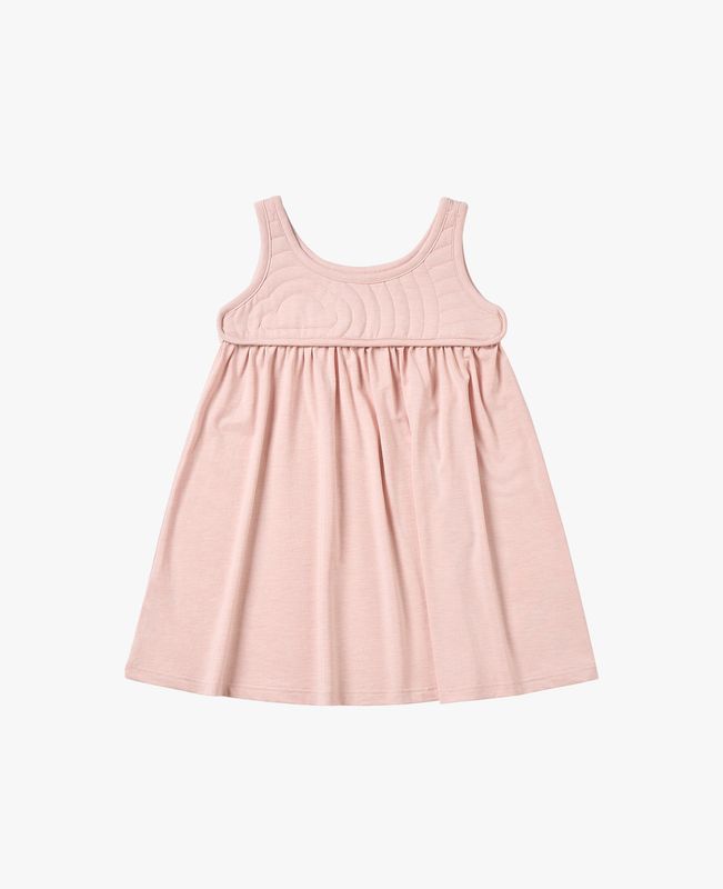  Quilted Dress Rose Smoke
