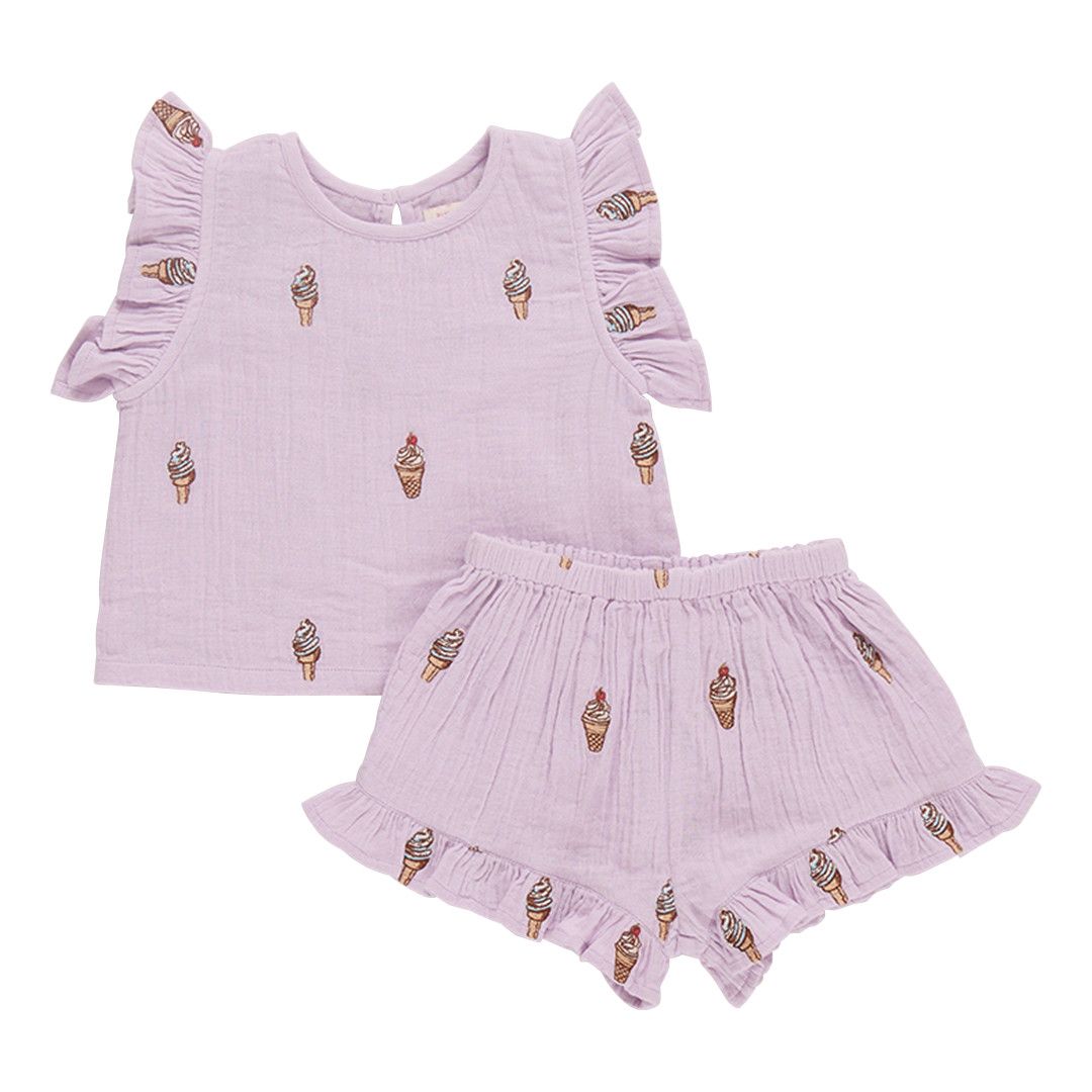 Roey 2-Piece Set Lavender Soft Serve