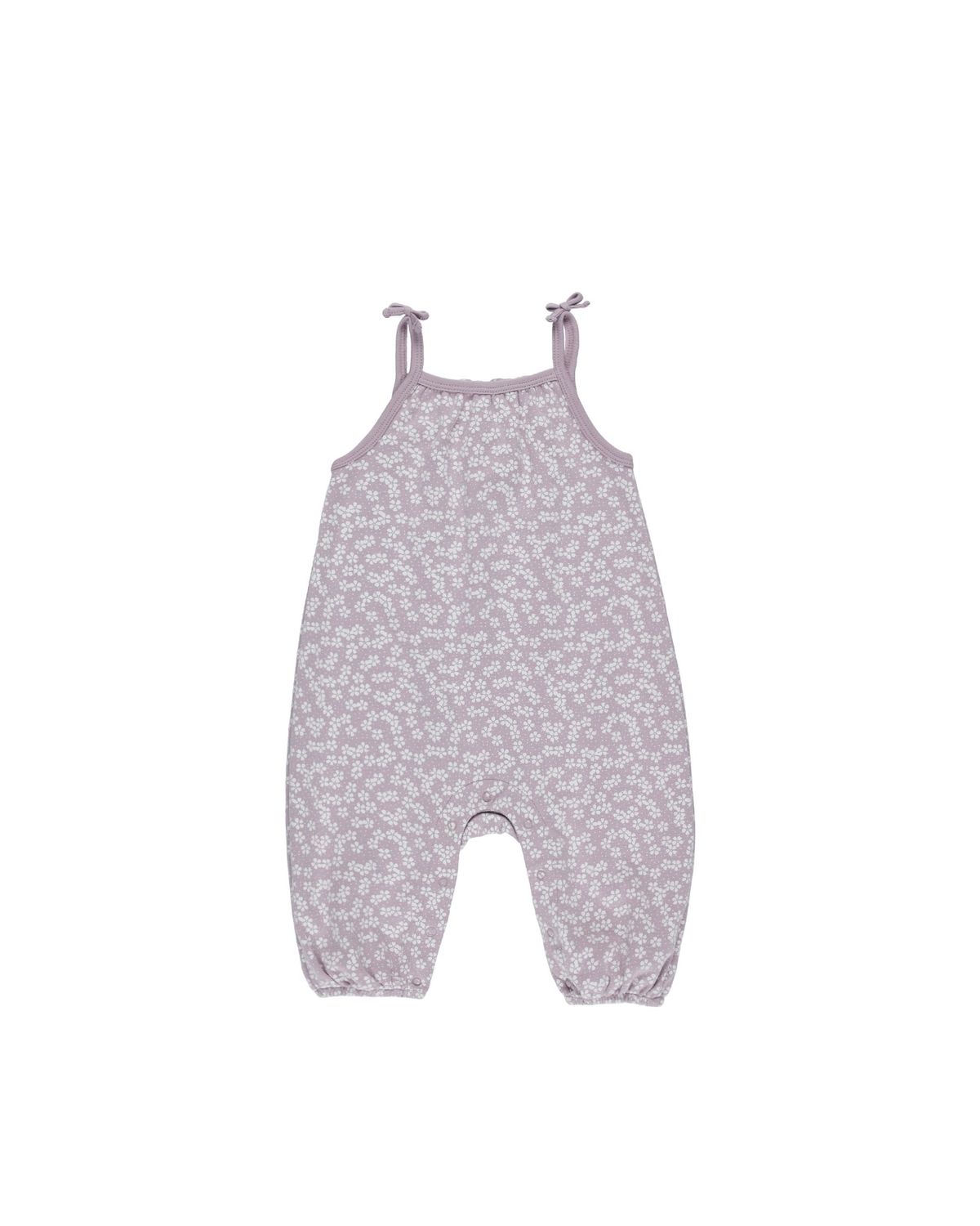 Smocked Jumpsuit Lavender Ditsy